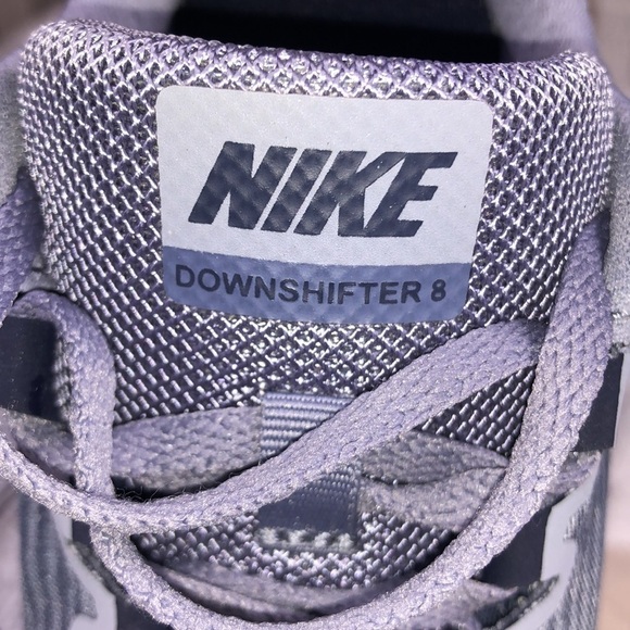 NWOT Nike Downshifter 8 Grey/White Sneakers Sz 6.5 - Picture 11 of 11
